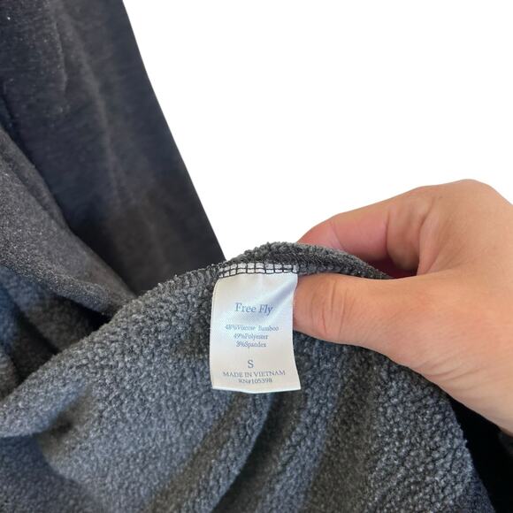 Free Fly Gray Open Front Cardigan Sz S - Picture 3 of 4